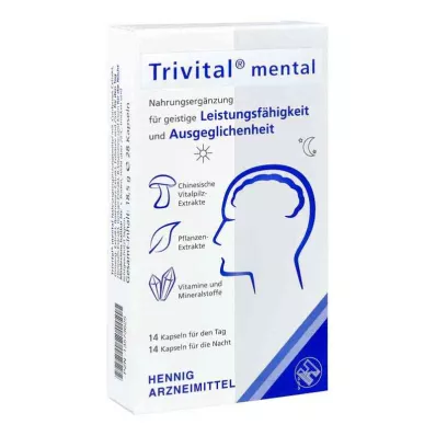 TRIVITAL henkiset kapselit, 28 kpl