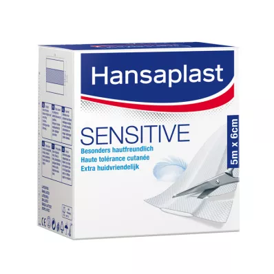 Hansaplast Sensitive kipsi 6 cmx5 m rulla, 1 kpl