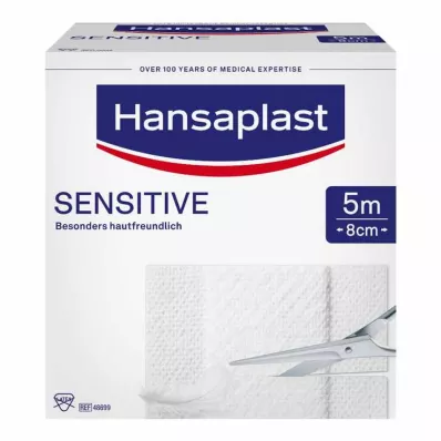 Hansaplast Sensitive kipsi 5 m rulla (8 cm leveä), 1 kpl