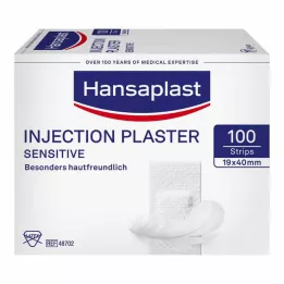 HANSAPLAST Herkät injektiolaastarit 1,9x4 cm, 100 kpl
