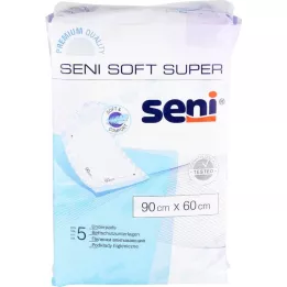 SENI Soft Super vuodesuojatyyny 90x60 cm, 5 kpl