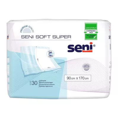 Seni Soft Super sänkysuojaaluskatteet 90x170 cm, 30 kpl