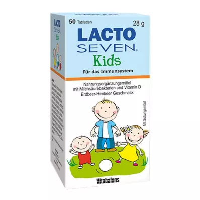 Lacto Seven Kids -tabletit, 50 kpl