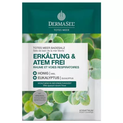 Dermasel Kuolleenmeren kylpysuola Kylmä & Hengittämätön, 80 g Dermasel Kuolleenmeren kylpysuola Kylmä & Hengittämätön, 80 g