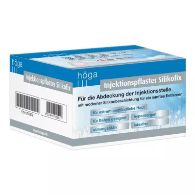 INJEKTIONSPFLASTER Silikofix 2x4 cm Höga, 100 kpl