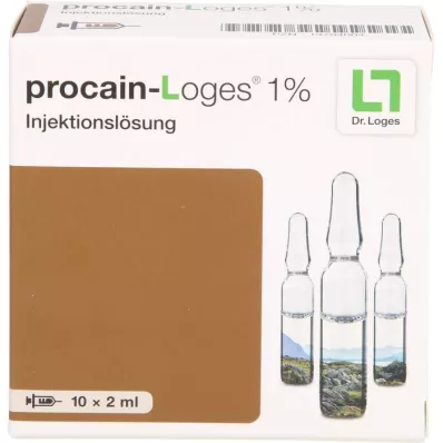 PROCAIN-Loges 1% injektioneste, liuos, injektioampullit, 10X2 ml