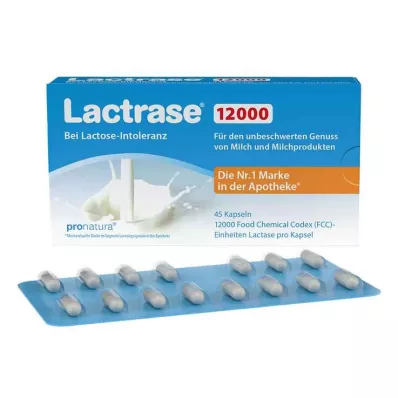 Laktaasi 12 000 FCC kapselia, 45 kpl