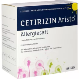 CETIRIZIN Aristo Allergiamehu 1 mg/ml oraaliliuos, 150 ml