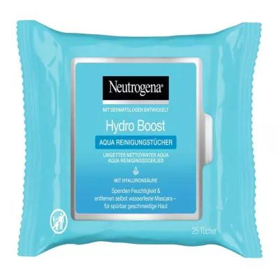 Neutrogena Hydro Boost Aqua puhdistusliinat, 25 kpl Neutrogena Hydro Boost Aqua puhdistusliinat, 25 kpl