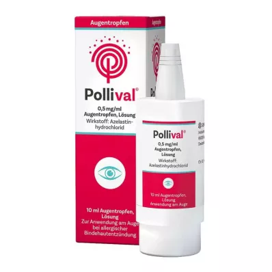 Pollival-silmätipat atselastiinilla, 10 ml