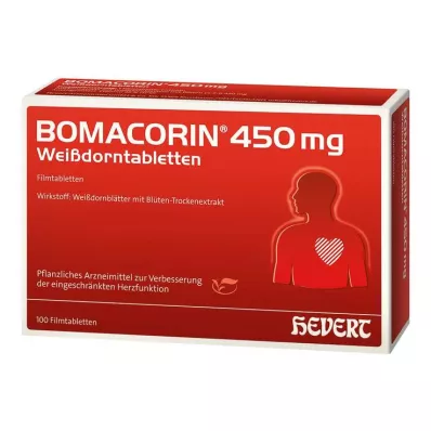 BOMACORIN 450 mg orapihlaja tabletteja, 100 kpl BOMACORIN 450 mg orapihlaja tabletteja, 100 kpl