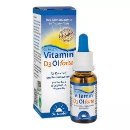 VITAMIN D3 ÖL forte Dr.Jacobin tippoja, 20 ml
