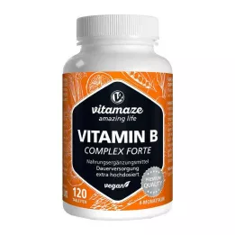 VITAMIN B COMPLEX extra high-dose vegaani tbl, 120 kpl