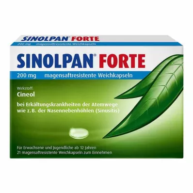 SINOLPAN® FORTE 200 mg pehmeät kapselit, 21 kpl SINOLPAN® FORTE 200 mg pehmeät kapselit, 21 kpl