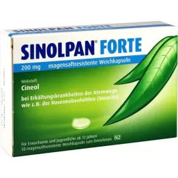 SINOLPAN forte 200 mg enteropäällysteiset pehmeät kapselit, 50 kpl