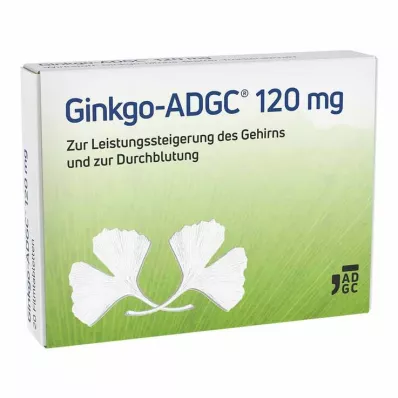 GINKGO ADGC 120 mg kalvopäällysteiset tabletit, 20 kpl GINKGO ADGC 120 mg kalvopäällysteiset tabletit, 20 kpl