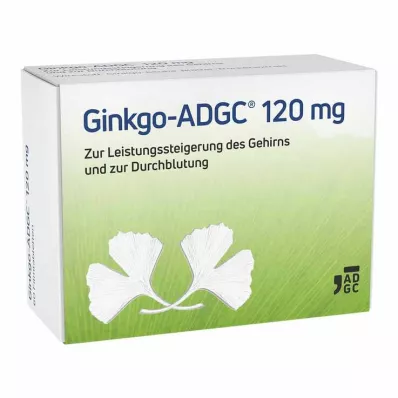 GINKGO ADGC 120 mg kalvopäällysteiset tabletit, 60 kpl GINKGO ADGC 120 mg kalvopäällysteiset tabletit, 60 kpl