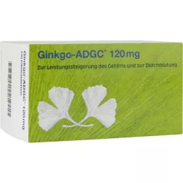 GINKGO ADGC 120 mg kalvopäällysteiset tabletit, 120 kpl