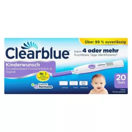 CLEARBLUE Ovulaatiotesti kehittynyt &amp; digitaalinen, 20 kpl