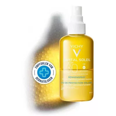 Vichy Ideal Soleil aurinkosuihke + hyaluronihappo LSF 30, 200 ml Vichy Ideal Soleil aurinkosuihke + hyaluronihappo LSF 30, 200 ml
