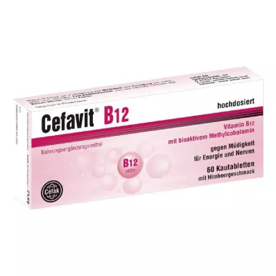 CEFAVIT B12-purutabletit, 60 kpl