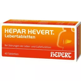 HEPAR HEVERT Maksatabletit, 40 kpl