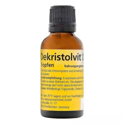 Dekristolvit D3 1 000 IU tippaa, 25 ml Dekristolvit D3 1 000 IU tippaa, 25 ml