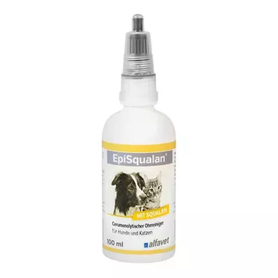 EPISQUALAN Korvapuhdistusaine koirille/kissoille, 1 x 100 ml