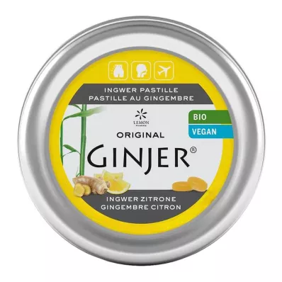 Inkivääri Ginjer sitruunapastilleja, 40 g Inkivääri Ginjer sitruunapastilleja, 40 g