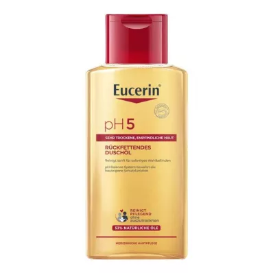 EUCERIN pH5 Suihkuöljy herkälle iholle, 200 ml