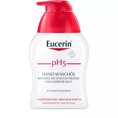 EUCERIN pH5 käsienpesuöljy herkälle iholle, 250 ml