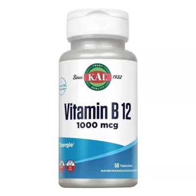 KAL B12-vitamiini 1000 mcg tabletit (50 kpl)
