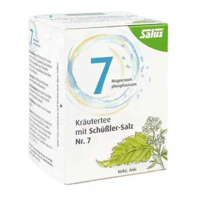 Yrttitee Schüssler-suolalla numero 7 Salus Fbtl.(15 kpl) Yrttitee Schüssler-suolalla numero 7 Salus Fbtl.(15 kpl)