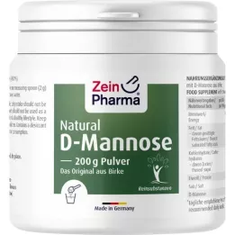 NATURAL D-Mannoosi koivusta ZeinPharma-jauhe, 200 g