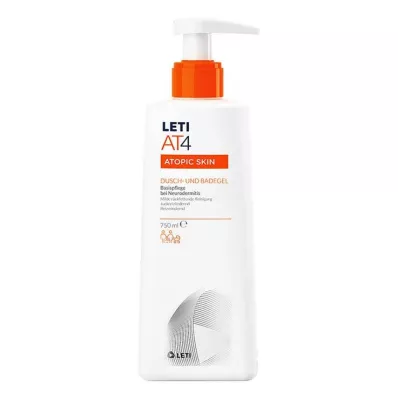 Leti AT4 suihku- ja kylpygeeli, 750 ml Leti AT4 suihku- ja kylpygeeli, 750 ml