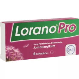 LORANOPRO 5 mg kalvopäällysteiset tabletit, 6 kpl