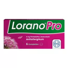 LoranoPro 5 mg kalvopäällysteiset tabletit, 6 kpl
