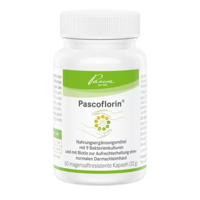 PASCOFLORIN enteropäällysteiset kapselit, 60 kpl