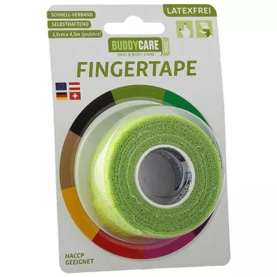 Buddycare Fingertape lateksiton ruohonvihreä, 1 kpl