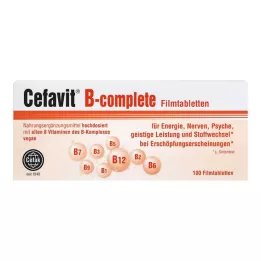 CEFAVIT B-complete kalvopäällysteiset tabletit, 100 kpl
