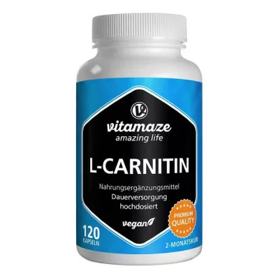 L-CARNITIN 680 mg vegaaniset kapselit, 120 kpl