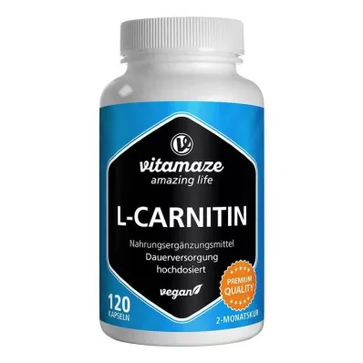 L-karnitiini 680 mg vegaaniset kapselit, 120 kpl L-karnitiini 680 mg vegaaniset kapselit, 120 kpl