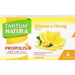 TANTUM NATURA Propolis sitruunalla &amp; Hunaja-aromi, 15 kpl