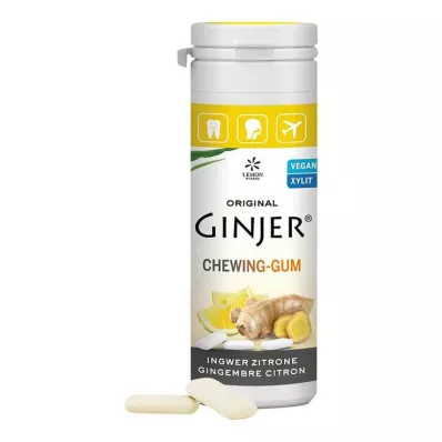 Ginger Ginjer purukumi sitruuna, 30 g Ginger Ginjer purukumi sitruuna, 30 g