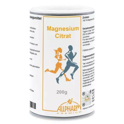 Magnesiumsitraattijauhe (200 g) Magnesiumsitraattijauhe (200 g)
