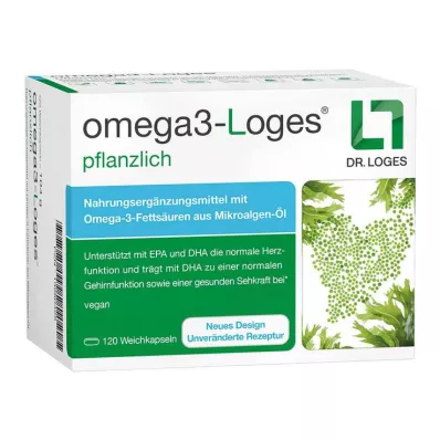OMEGA3-Loges kasviskapselit, 120 kpl