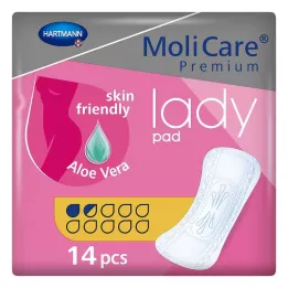MOLICARE Premium lady pad 1.5 tippaa, 14 kpl