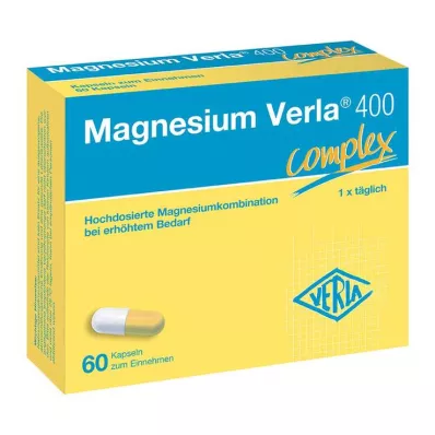MAGNESIUM VERLA 400 kapselia, 60 kpl MAGNESIUM VERLA 400 kapselia, 60 kpl