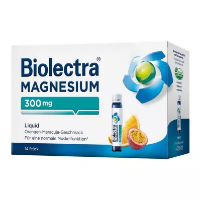 BIOLECTRA Magnesium 300 mg neste, 14 kpl