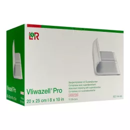 VLIWAZELL Pro superabsorb.compress.sterile 20x25 cm, 10 kpl